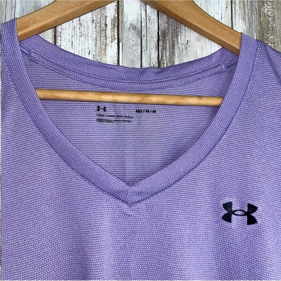 Under Armor Purple Loose Fit Tee - Picture 4 of 5